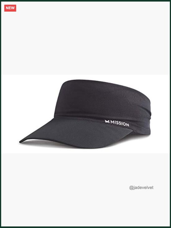 Cooling Stretchy Visor with UPF 50 Sun Protection, No Slip Band, Unisex main image 5